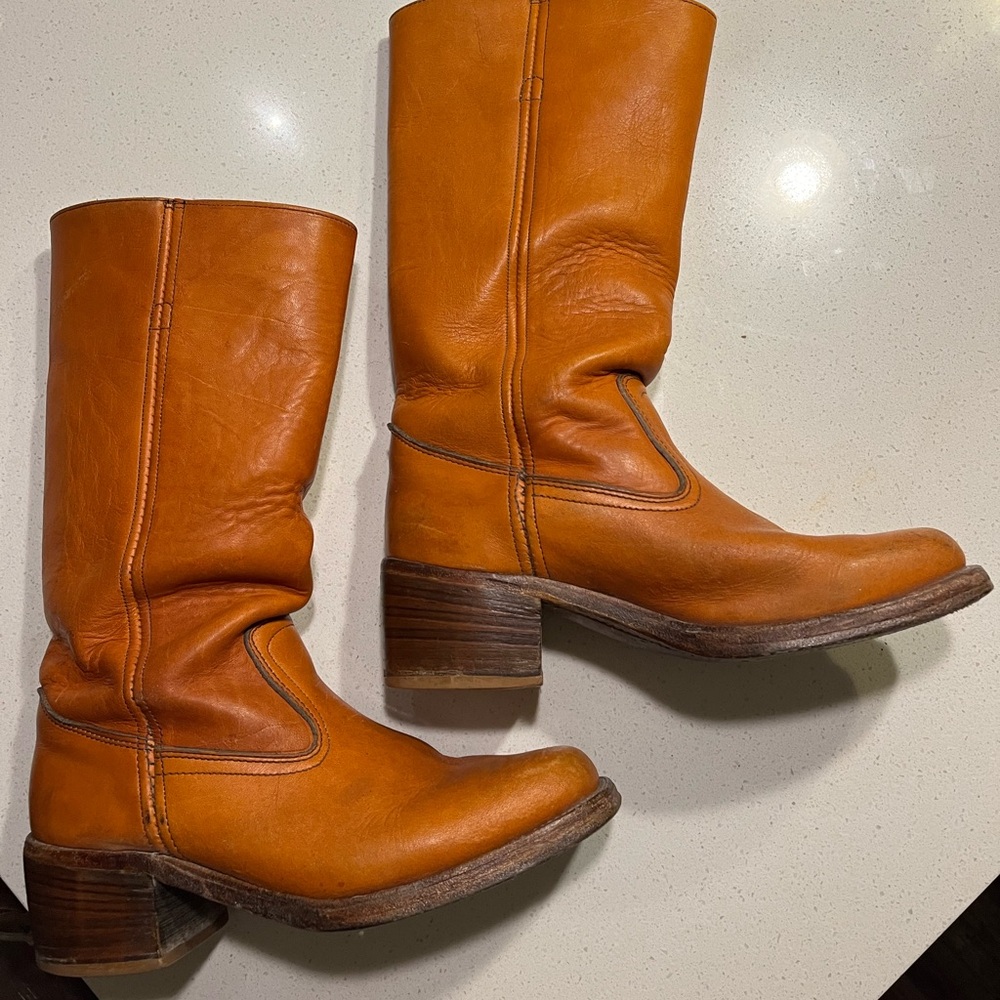 Vintage Campus Boots Frye Style Made In USA
